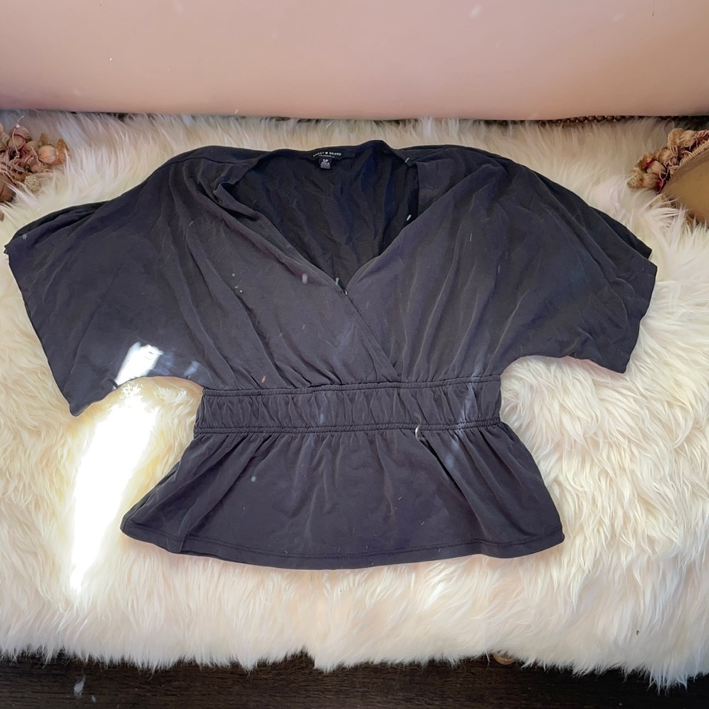 Lucky Brand, Cropped Clasped Shirt!